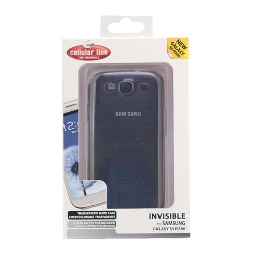 CELLULARLINE Custodia cover in silicone trasparente per Samsung Galaxy S3 Cellular Line Shape